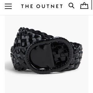 Black Toteme Woven Belt